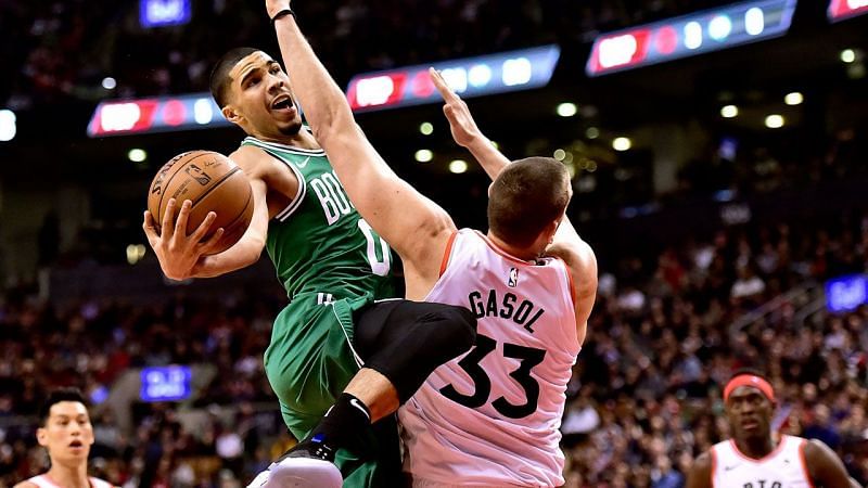 The Raptors did a great job on the defensive end while the Celtics did not play any defense. Credit: Sportsnet
